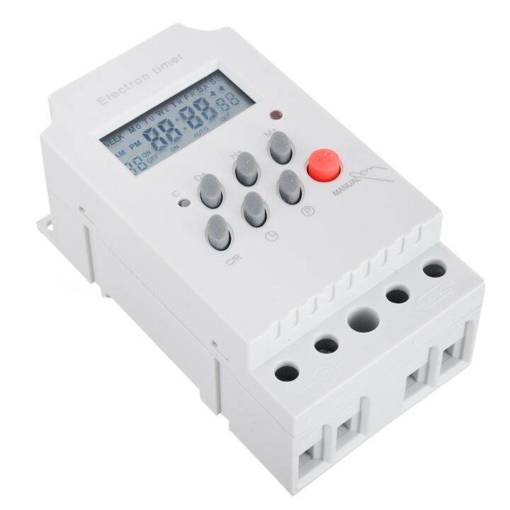 Kg316t-ii Electronic Timer Ac 220v 25a Din Rail Digital Programmable ...