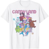 2023 NEW2023ใหม่ฤดูใบไม้ผลิและฤดูร้อนผู้ใหญ่ Candy Land Group Shot เสื้อยืดโลโก้เสื้อยืด-เสื้อยืดผู้ชาย