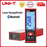 UNI-T LM60B LM50B LM40B บลูทูธขนาดเล็ก Rangefinder; ไม้บรรทัดอิเล็กทรอนิกส์เลเซอร์แม่นยำสูงสำหรับการสร้างห้องเครื่องมือวัด