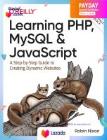 (ใหม่) พร้อมส่ง Learning PHP, MySQL &amp; JavaScript : A Step-by-Step Guide to Creating Dynamic Websites (6TH) [Paperback]