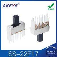 SS-22F17 (2P2T) Toggle Switch 2 gears  2 fixed foot handles 9mm High Double row 6-pin vertical power switch