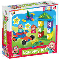 Cocomelon Fun Brick Academy Kit Buiding ชุดก่อสร้างบล็อกขนแปรงหลากหลายประเภท