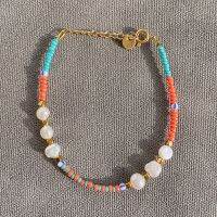 【CW】 Small Colorful Glass Beads Real Baroque Freshwater