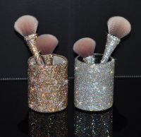 Hot Diamond-encrusted makeup brush goblet large-caliber loose powder brush stick diamond blush brush dust brush beauty makeup