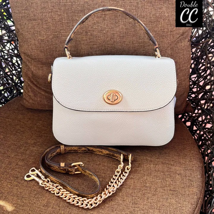 (แท้ 💯‼ Factory) COACH MARLIE TOP HANDLE SATCHEL BAG (COACH C1560