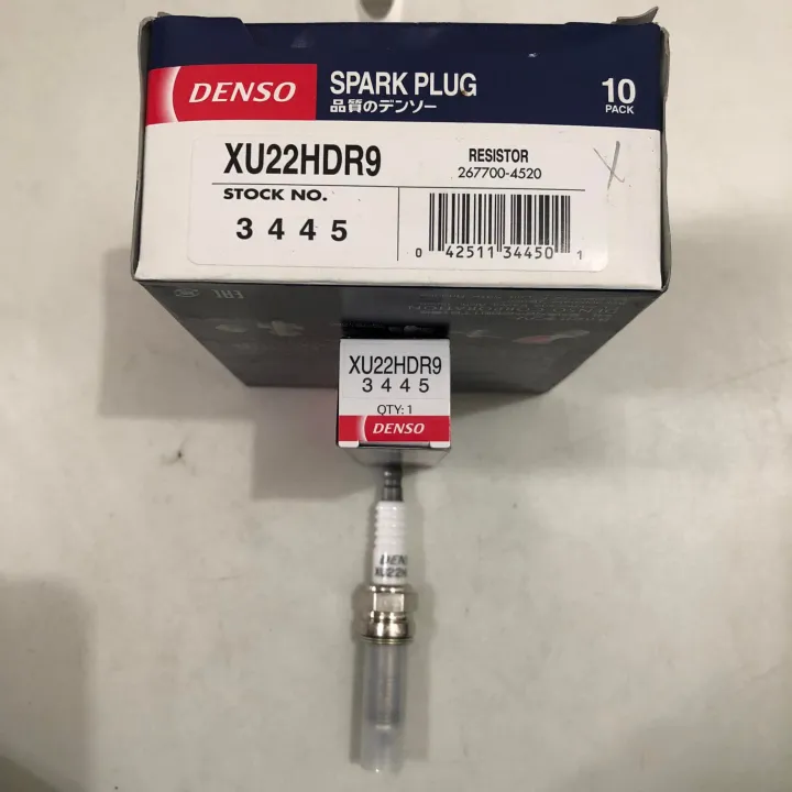 ORIGINAL/GENUINE DENSO 1PIECE SPARK PLUG (XU22HDR9) | Lazada PH