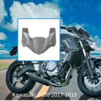 ✣⊙ Motorcycle Front Headlight Upper Cover Protection For Kawasaki Z650 Z 650 2017-2019 2018 Injection Fairing Unpainted Accessories