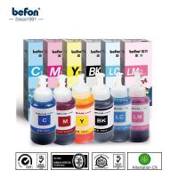 【Tech-savvy】 Befon หมึกเติมสี6สีรองรับสำหรับ Epson L111 L211 L301 L303 L351 L358 L551 L558 L800 L810 L1300เครื่องพิมพ์ L1800