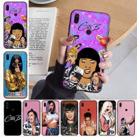 B-92 Girl Cardi B อ่อนนุ่ม ซิลิโคน เคสโทรศัพท์ หรับ Huawei Mate 20 4E 7 3 2 P30 Y8S P20 P40 3I 2I Y8P Y5P Nova 5T Lite SE Pro