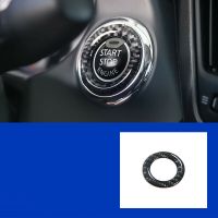 Carbon fiber Ignition Start Stop Button Cover Ring for Infiniti Q50 2015 2016 2017