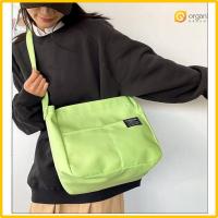 ORGANI กันน้ำกันน้ำได้ กระเป๋าโท้ท ใช้งานได้หลากหลาย ง่ายๆ กระเป๋า Crossbody แฟชั่นสำหรับผู้หญิง จุได้มาก กระเป๋าสะพายไหล่แบบสั้น ผู้ชายและผู้หญิง