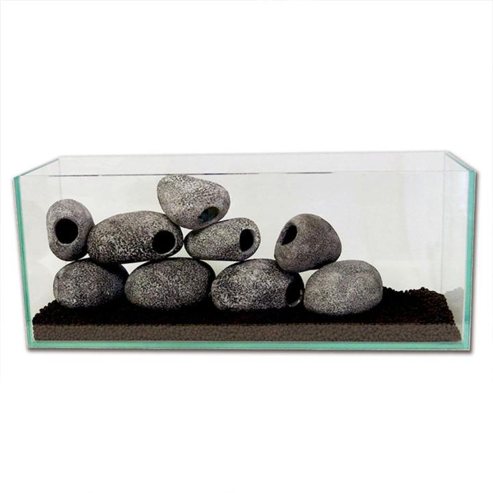 1-pcs-หินปูนพิพิธภัณฑ์สัตว์น้ำตู้ปลาของประดับบ่อน้ำตกแต่งการเพาะพันธุ์กุ้งถ้ำหินเซรามิกหิน