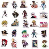 50pcsset Anime JoJo Bizarre Adventure Stickers Cosplay For Luggage Motor Cup Vinyl PVC Waterproof Cartoon Decal Sticker