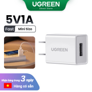 UGREEN 5V1A Charger Mini Size Normal Charger for Earphones Airpods AC