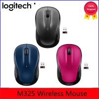 Logitech M325 Wireless Mouse 1000 DPI  2.4G Nano Receiver Wireless Mice 3 Buttons For Laptop Office 100% Original Basic Mice