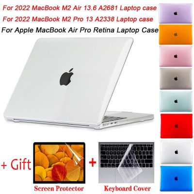 1แล็ปท็อปเคสสำหรับ Macbook M2อากาศ2022รุ่น A2681 13.6นิ้วเคสเหมาะสำหรับ Apple Macbook 11 12 13 14 15 16นิ้วเคสแล็ปท็อป M1 Pro 13.3