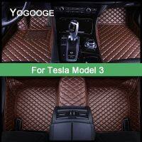 YOGOOGE Car Floor Mats For Tesla Model 3 2018 2019 2020 2021 2020 2022 Years Foot Coche Accessories Auto