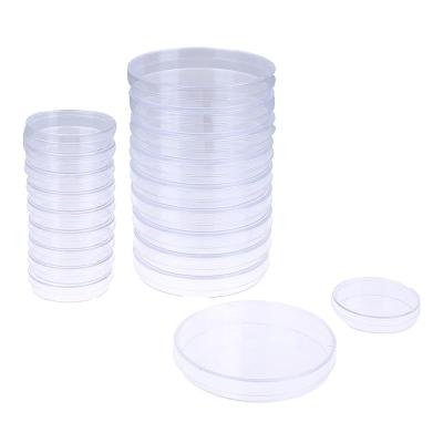 CK 10Pcs 60/100mm polystyrene sterile petri bacteria dish laboratory medical supply