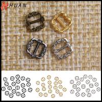 HUAN 20/40pcs ใหม่ล่าสุด ของเล่นเด็กผู้หญิง 4 สี หัวเข็มขัดตุ๊กตา DIY หัวเข็มขัดไตรไกลด์ อุปกรณ์เสริมกระเป๋าตุ๊กตา ปุ่มเข็มขัดลาย