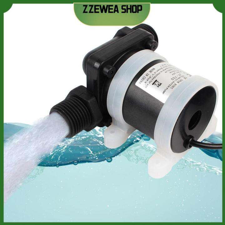 ZZEWEA SHOP Super Quiet Solar Motor Water Pump DC 12V 24V Brushless