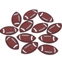 10pcs/lot Iron On football Patches Embroidered soccer Stickers Diy Sport Balls appliques for Jeans Clothes backpack Motif Badge Haberdashery