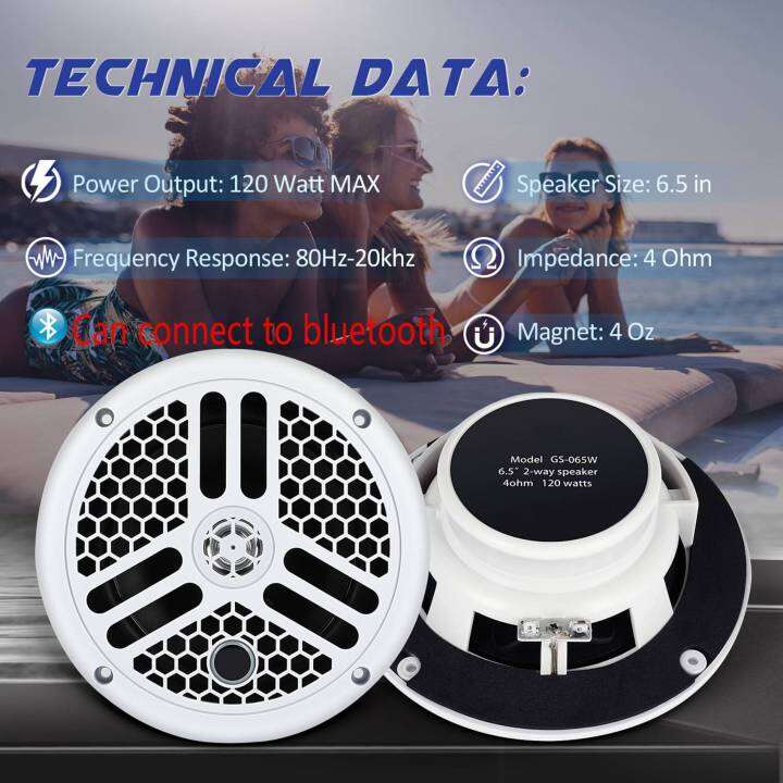Sub Speaker Marine Waterproof Speaker SPA Pool ATV Golf Cart Yacht