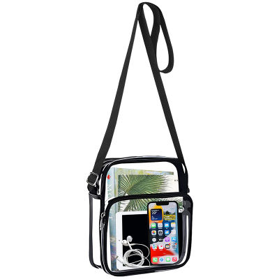 Zongsheng กระเป๋าคาดลำตัวทำจาก PVC โปร่งใสกระเป๋ากันน้ำกีฬาสำหรับเดินทางกระเป๋าเล็กแฟชั่นสะพายไหล่เดียว