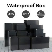 ABS Waterproof Box Electronic Safe Case Plastic Boxes Black Wire Junction Box Plastic Organizer IP67 Waterproof Enclosure