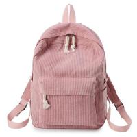 Women Backpack Corduroy Design School Backpacks For Teenage Girls School Bag Striped Rucksack Travel Bags Soulder Bag Mochila