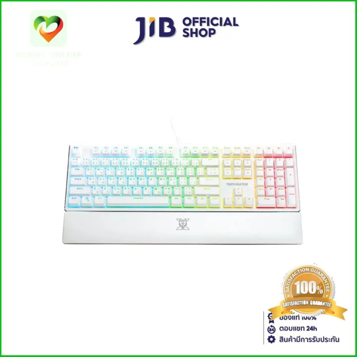 สินค้าน่าสนใจ NUBWO KEYBOARD (คีย์บอร์ด) X30 TERMINATOR WHITE (OTEMU ...