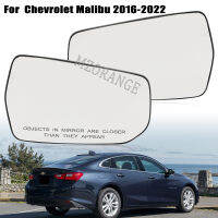 Auto Heated Wing ด้านข้างกระจกสำหรับ Chevrolet Malibu L LS LT RS 2016 2017 2018 2019 2020 2021 Blind Spot คำเตือน USA รุ่น