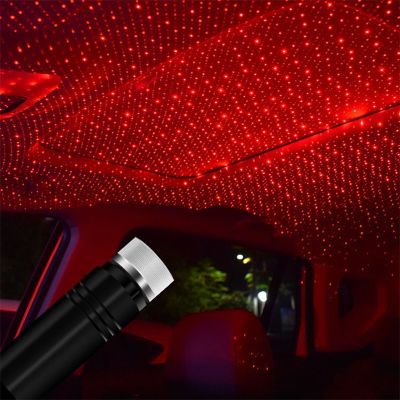 Upgrade LED Car Roof Star Light Interior Starry Laser Atmosphere Ambient Projector Usb Auto Decoration Night Accessory Lights