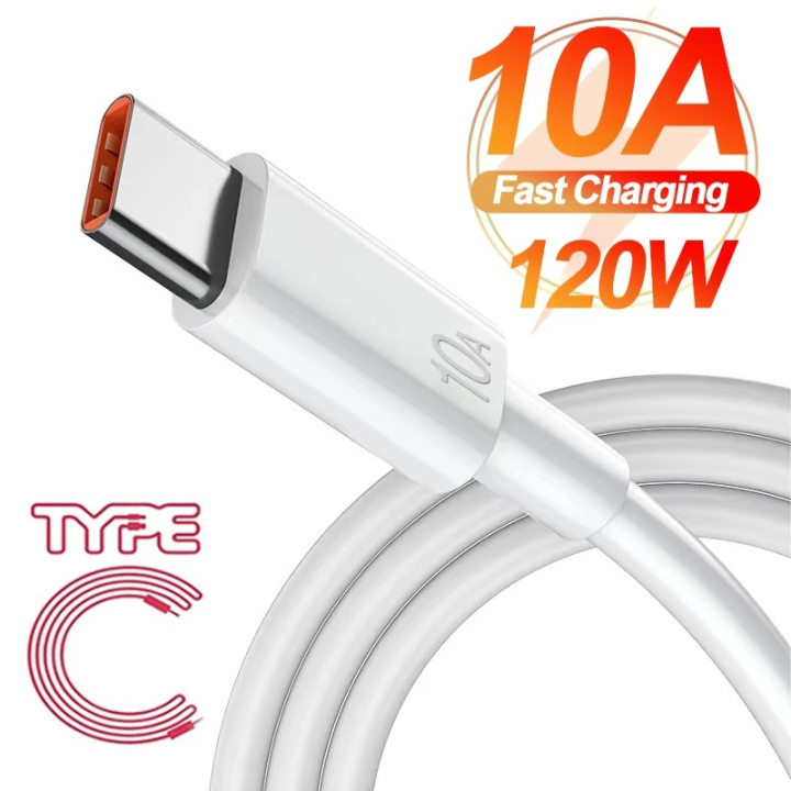 2M Super Speed 10A 120W Super Fast Charging C type PD charger cable