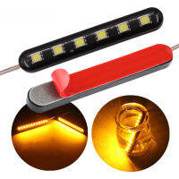 12โวลต์6 LED S Trobe แถบแสงรถยนต์รถจักรยานยนต์ LED กลางตารางแฟลชเตือนฉุกเฉินใบอนุญาตโคมไฟอัตโนมัติ Moto อุปกรณ์เสริม