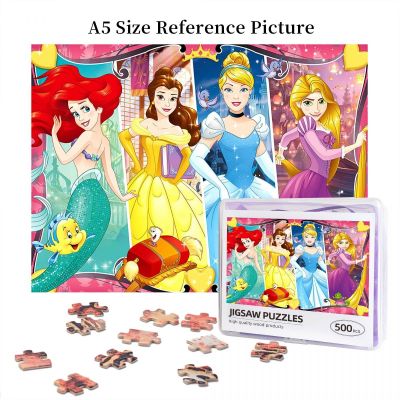 Disney Princess Heartsong Wooden Jigsaw Puzzle 500 Pieces Educational Toy Painting Art Decor Decompression toys 500pcs