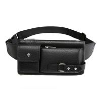 Mens Hip Bag Male Male Bags Belt For Man Waist Brand Phone Bum Sack Fanny Pouch Leather Chest Pack Bag Shoulder