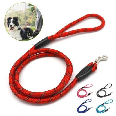 Pet Dog Leash Rope Nylon Adjustable Training Lead Pet Dog Leash Dog Strap Rope Traction Dog Harness Collar Leading Single Rope