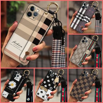 Durable protective Phone Case For iphone 11 Pro Phone Holder cartoon Wristband Soft Case Shockproof Original silicone