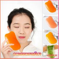 Golden นวดหน้า กัวซา Gua sha  ที่นวดหน้า  อุปกรณ์นวด Scrapping supplies