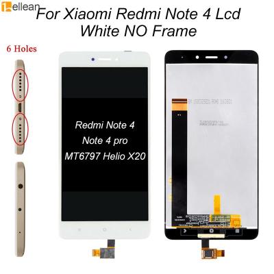 สำหรับ Xiaomi Redmi Note 4X หน้าจอสัมผัส Lcd กระจกกันรอยดิจิตอลประกอบโน้ต4 Pro ดิสเพลย์พร้อมกรอบพร้อมเครื่องมือ LPL37132อะไหล่