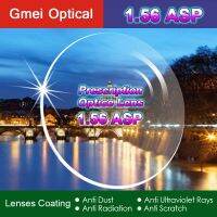 {Paopao glasses}ดัชนีป้องกันรังสีคุณภาพสูง1.56 Clear Optical Single Vision เลนส์ HMC EMI Aspheric Anti-UV Prescription Lenses2Pcs