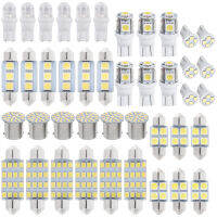 42Pcs LED Car Interior Lights T10 6000K SMD LED Xenon White Interior Light Bulbs Replacement License Plate Reading Light Bulb