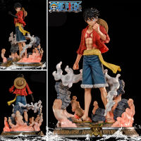 Figure ฟิกเกอร์ จากการ์ตูนเรื่อง One Piece วันพีซ เต็มพิกัดสลัดจอมลุย วันพีช Monkey D Luffy มังกี้ ดี ลูฟี่ มนุษย์ยาง กลุ่มโจรสลัดหมวกฟาง สูง 36 cm Ver Anime อนิเมะ การ์ตูน มังงะ คอลเลกชัน ของขวัญ จากการ์ตูนดังญี่ปุ่น New Collection ตุ๊กตา Model โมเดล