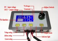 5A ปรับ Step-Down Power Supply Buck โมดูล6V-32V ถึง0-32V จอแสดงผล LCD NC