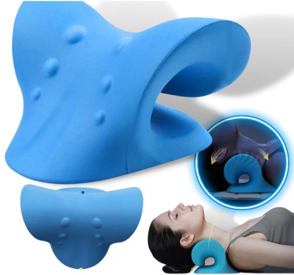 【Fire new】 Neck Cloud Cervical Traction Device Pillow Neck Shoulder ...