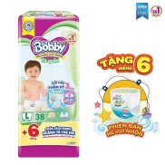 Mẫu mới Tã Quần Bobby S44, M40, L36, XL32, XXL28, XXXL22.....