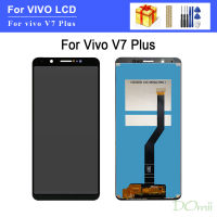 จอ LCD 5.7 "พร้อมกรอบสำหรับ Vivo,จอแสดงผล V7 Y75 1718ชุดประกอบดิจิไทเซอร์หน้าจอ LCD สำหรับอะไหล่ Vivo V7