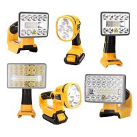 DCB182 Lamp Work Light Flashlight Tool Light Spotlight Light For DEWALT 12W 18W 5 inch 3 inch 14.4V-20V Li-ion battery DCB200