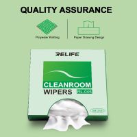 RELIFE RL-045 Anti-Static Cleanroom ที่ปัดน้ำฝนสำหรับโทรศัพท์มือถือแผ่นกล้องถ่ายรูปแท็บเล็ตแล็ปท็อปไม่ผ้าเช็ดฝุ่นใยกระดาษปลอดฝุ่น