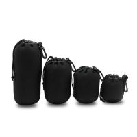 Full Size S M L XL Universal Neoprene Waterproof Soft Video Camera Lens Pouch Bag Case For Canon Nikon Sony Lens Wholesal